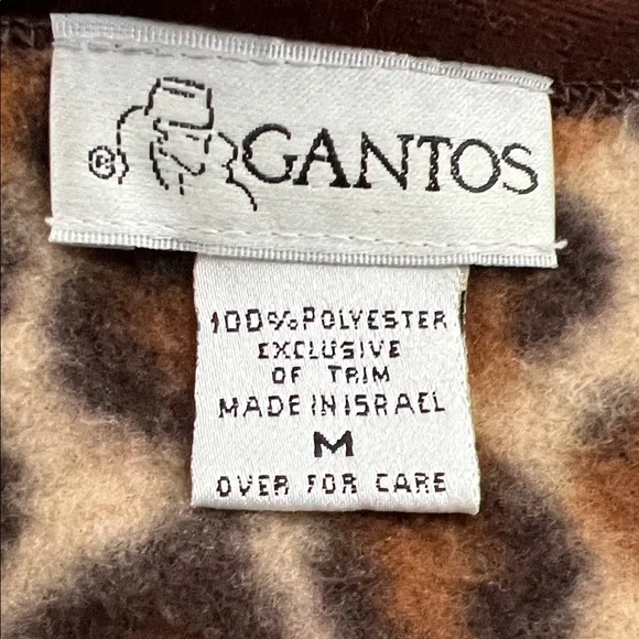 Gantos 1980’s Vintage Leopard Print Women's Coat Size M - Picture 2 of 14